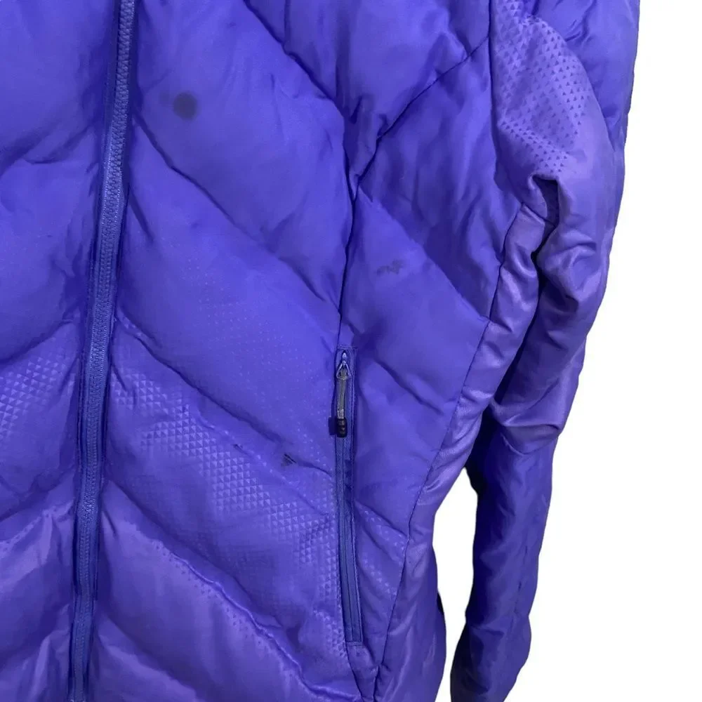 The North Face Purple Puffer Winter Jacket